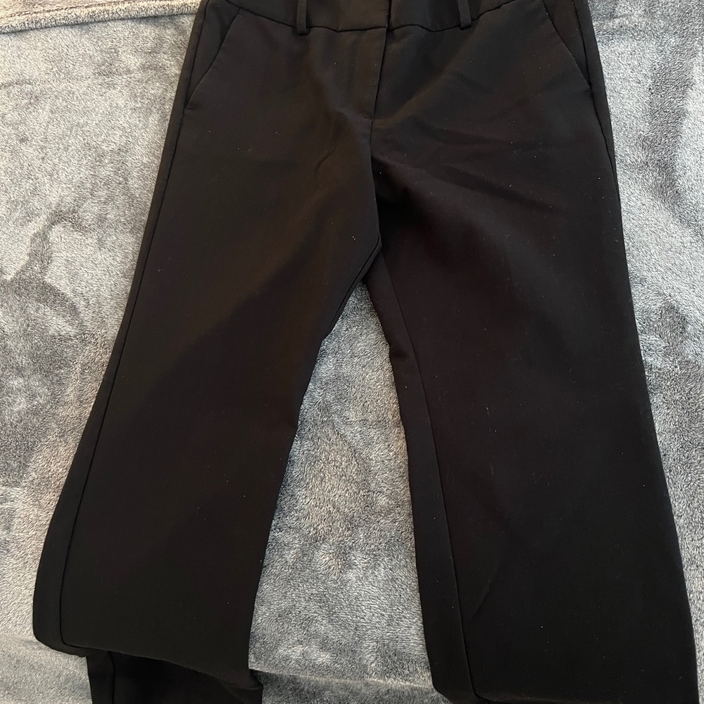 Ann Taylor Factory Black Straight Leg Pants